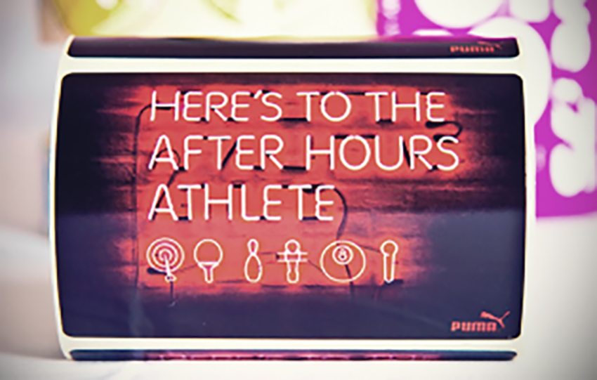 Here's to the after hours athlete sign