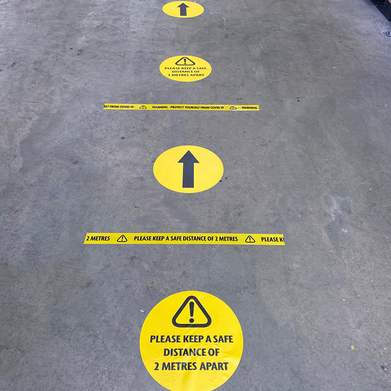 floor marking labels