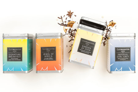 Quinteassential Tea labels